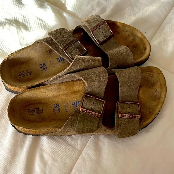 Womens Birkenstock suede sandals - Picture 1 of 8